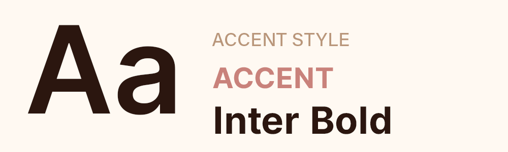 FONT accent